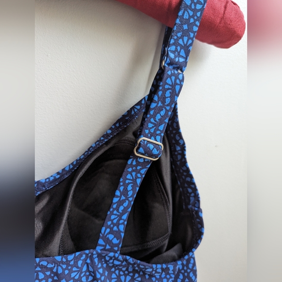 NWT  L.L. Bean Slimming Tankini Top Size 12R - Picture 7 of 11